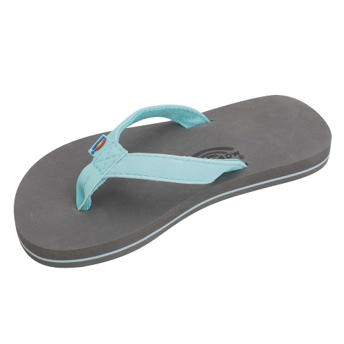 KIDS GROMBOWS RUBBER TOP SOLE - AQUA Photo