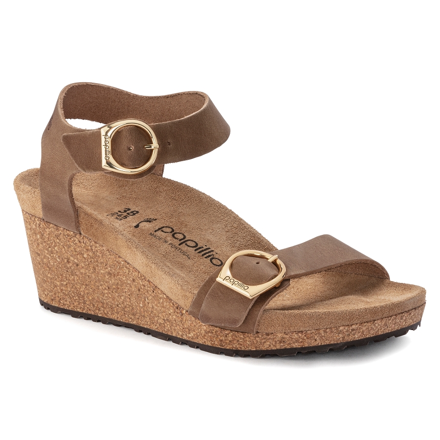 SOLEY RING-BUCKLE - COGNAC Photo