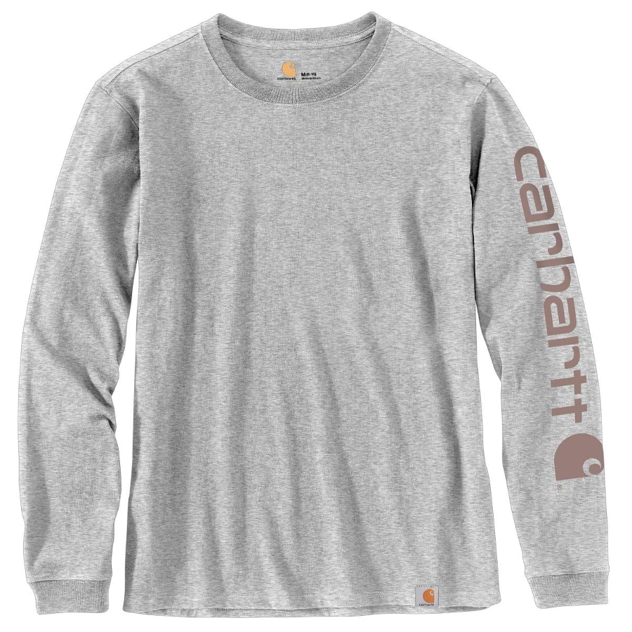 LF HEAVYWEIGHT L/S LOGO SLEEVE - GREY Photo