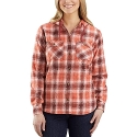 Relaxed Flannel Hooded Shirt