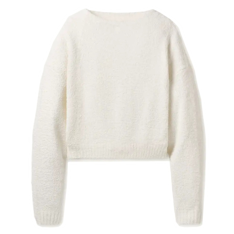 NOVALIE SLOUCHY PULLOVER - CREAM Photo