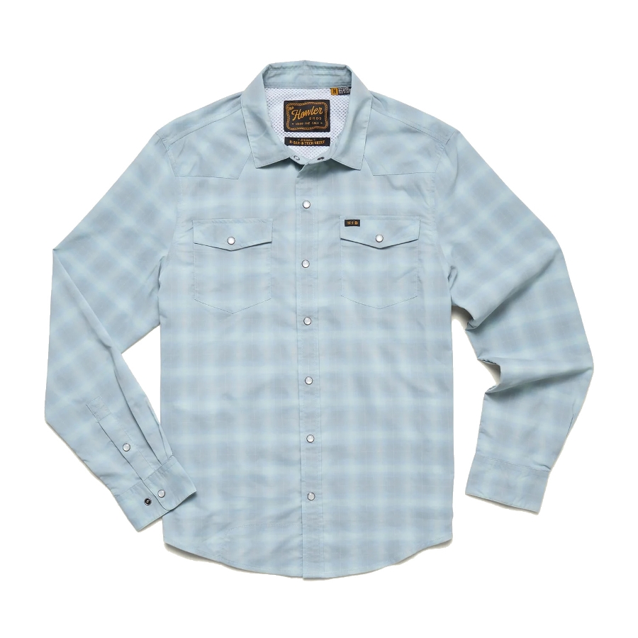 H BAR B TECH L/S - IRON BLUE Photo