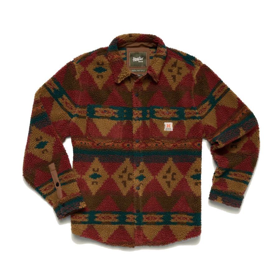 ALLEGHENY FLEECE OVERSHIRT - BRICK Photo