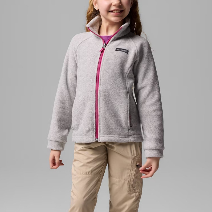 BENTON SPRINGS FLEECE JACKET - GY/PINK Photo