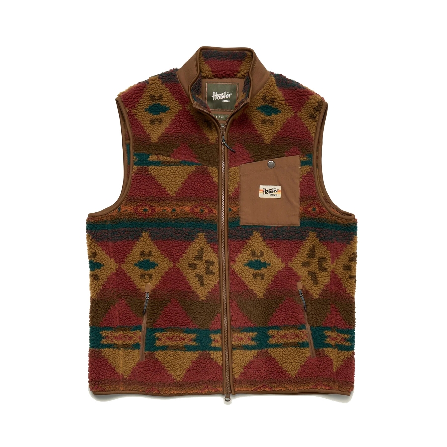 CHISOS FLEECE VEST - RUSSET Photo