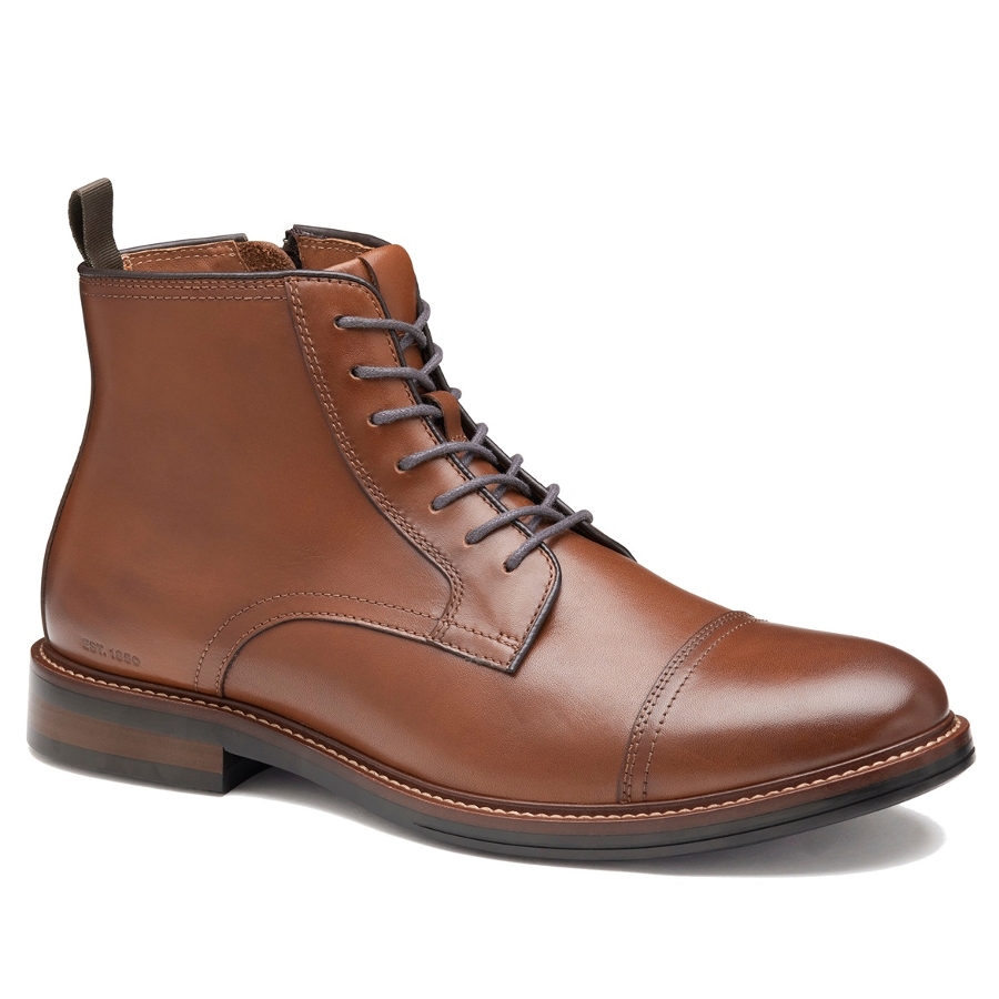 XC+ DURHAM CAP TOE - COGNAC Photo