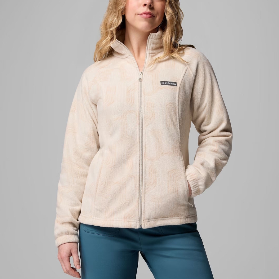 BENTON SPRINGS PRINT FZ FLEECE - DARKSTONE Photo