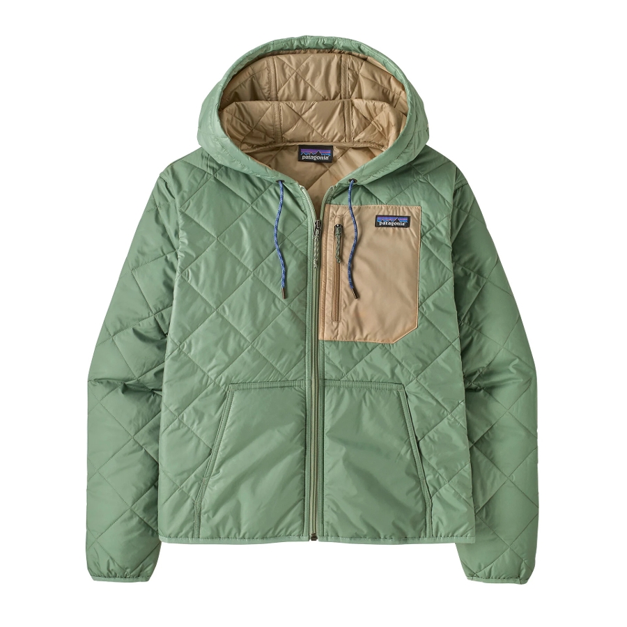 DIAMOND QUILTED BOMBER HOODY - ELLWOOD Photo
