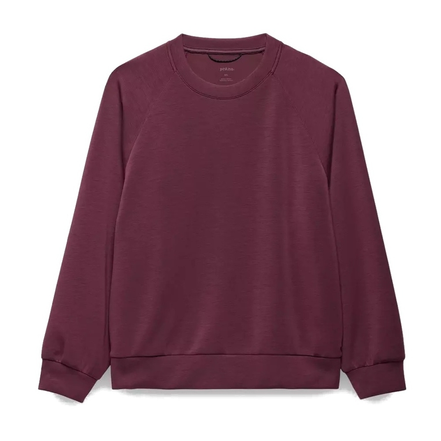 SHEA SOFT CREWNECK - DEEP VINO Photo