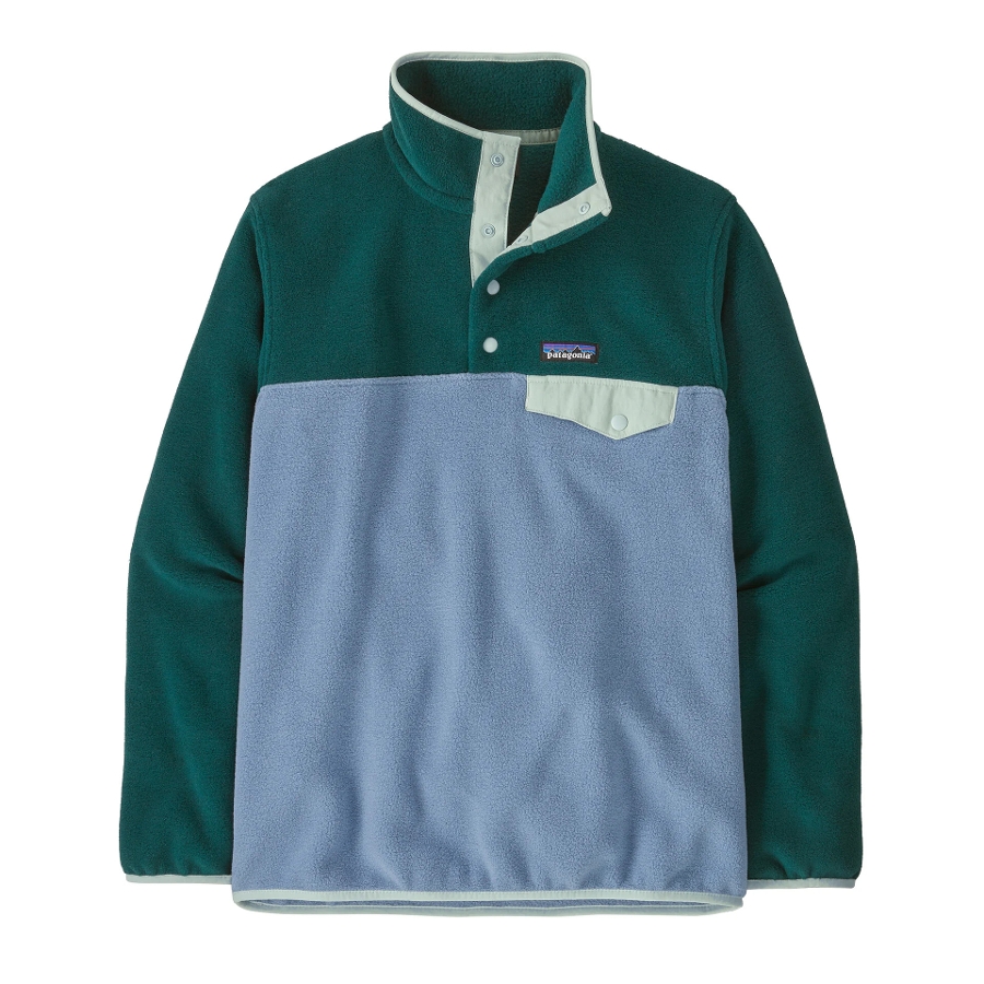 LW SYNCHILLA SNAP-T PULLOVER - BLUE/GREEN Photo