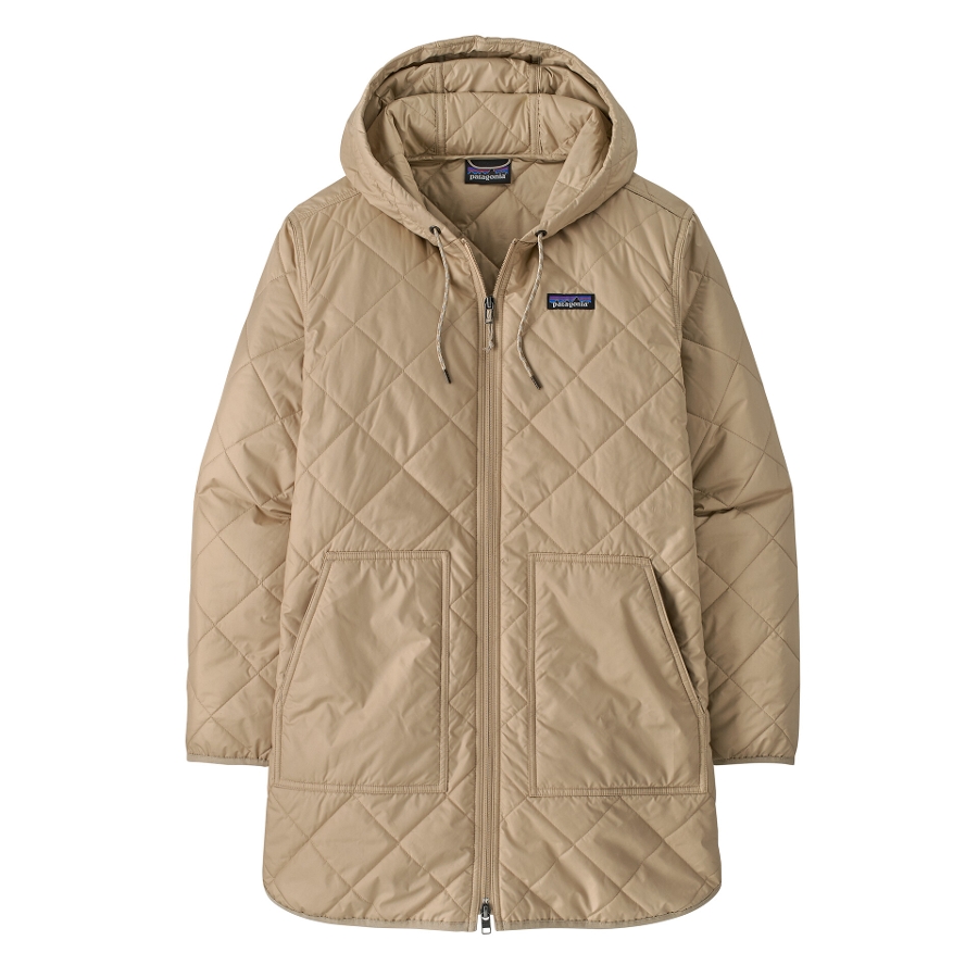 DIAMOND QUILTED PARKA - OAR TAN Photo
