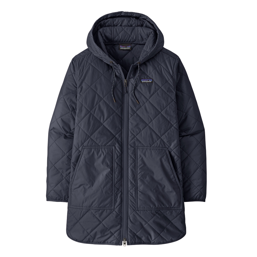 DIAMOND QUILTED PARKA - SUNKENBLUE Photo