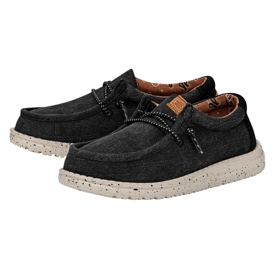 WALLY YOUTH WASHED CANVAS - BLACK Photo