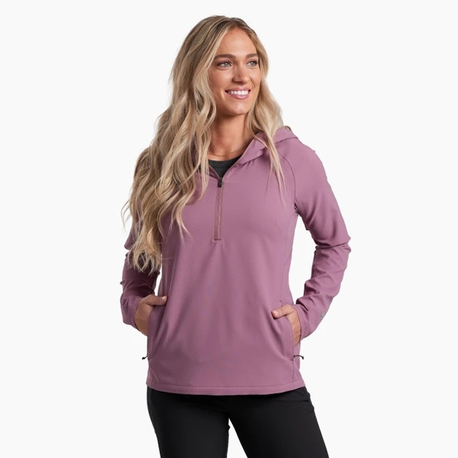 BANDITA 1/2 ZIP PULLOVER - MAUVE Photo