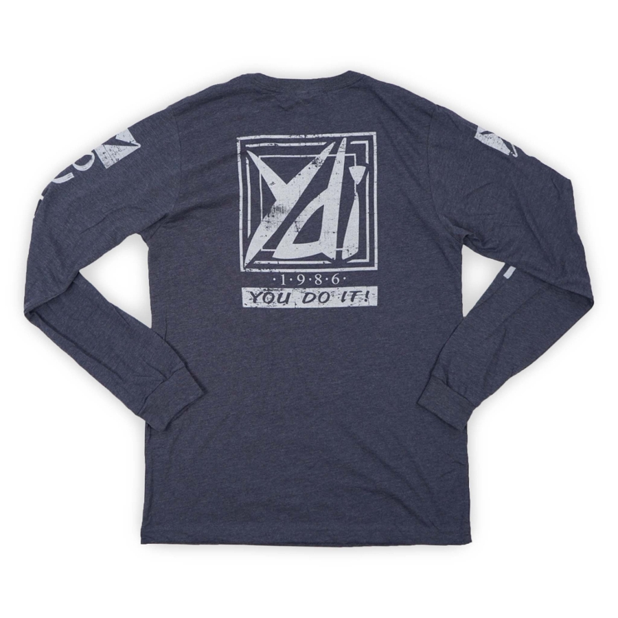 YDI VINTAGE SKATE 2.0 L/S TEE - NAVY Photo