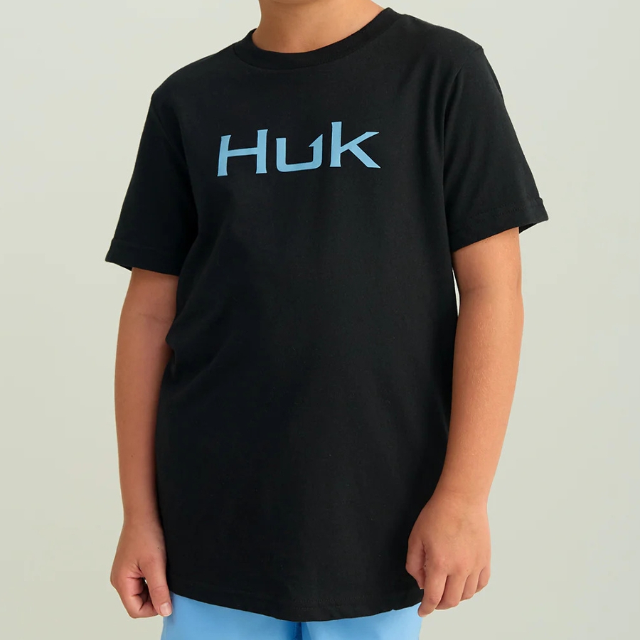 KIDS HUK LOGO TEE - BLACK Photo