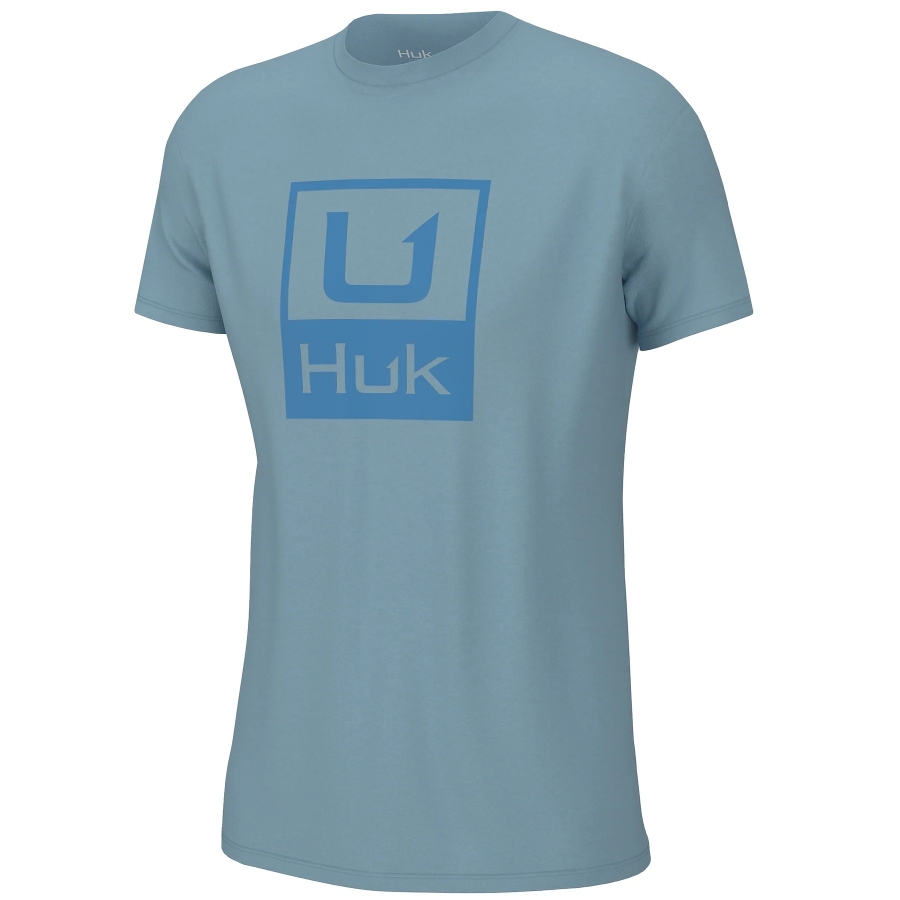 KIDS HUK'D UP LOGO TEE - CRYSTAL Photo