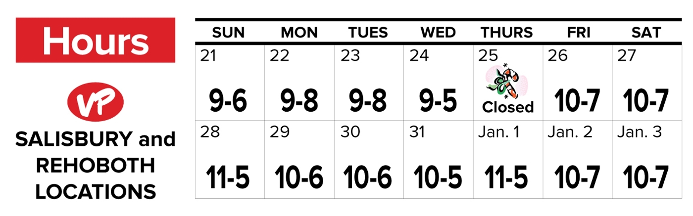 After Christmas Hours