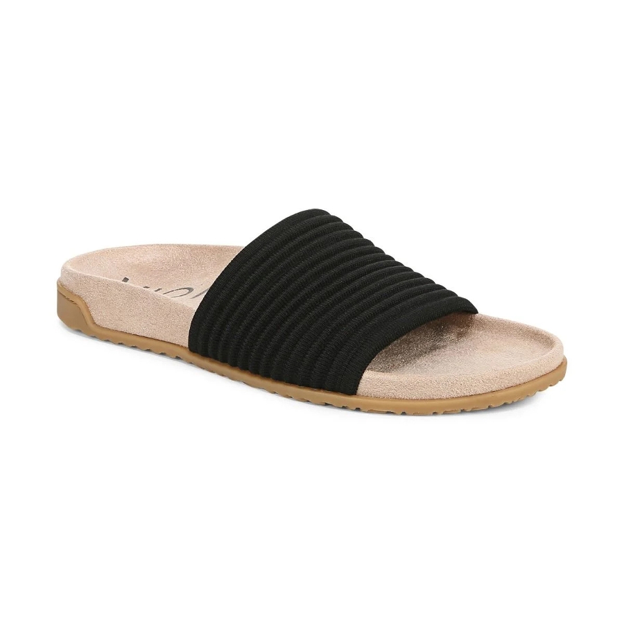 EVIE KNIT SLIDE - BLACK Photo
