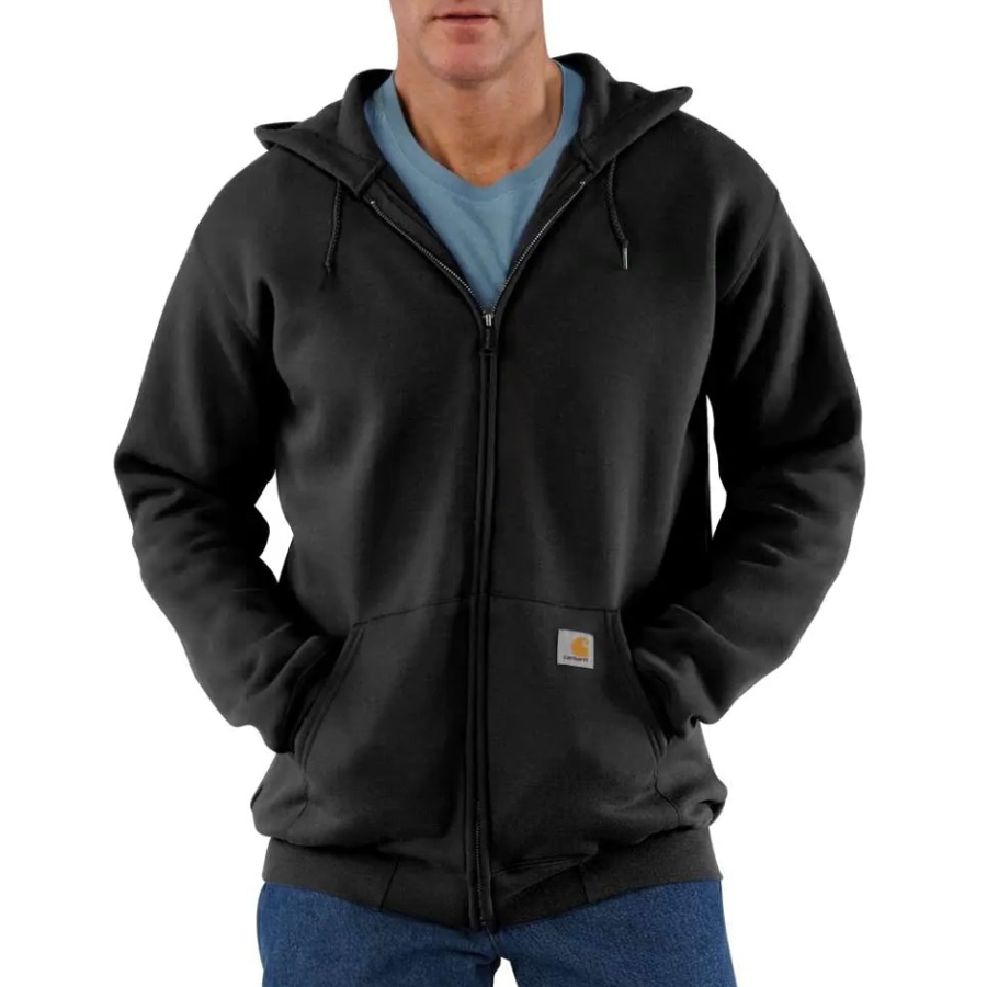 MW HOODED ZIP FRONT - BLACK Photo