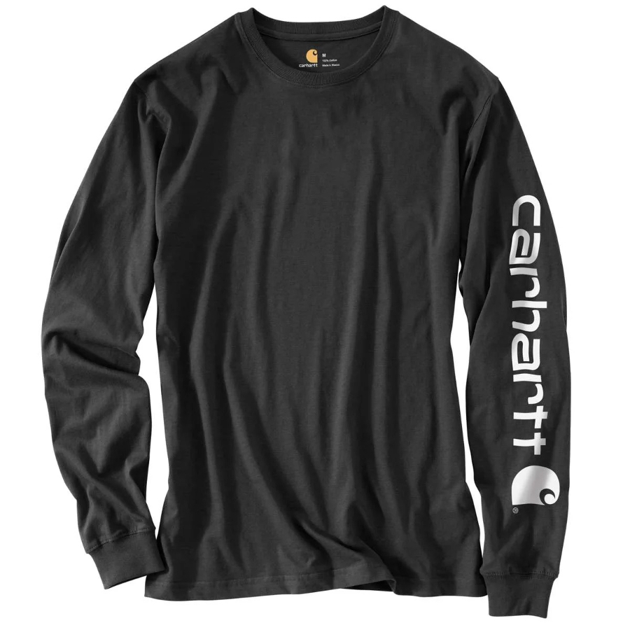 SIGNATURE SLEEVE LS - BLACK Photo