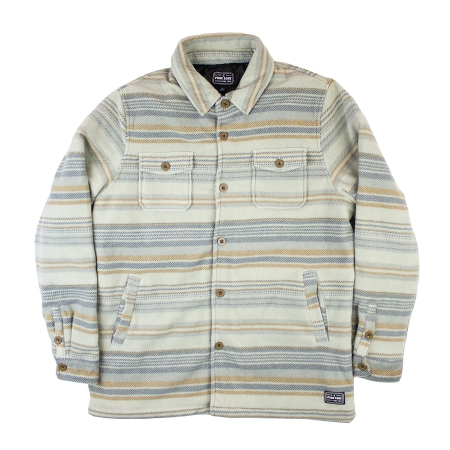 IAN POLAR FLEECE JACKET - STONE Photo