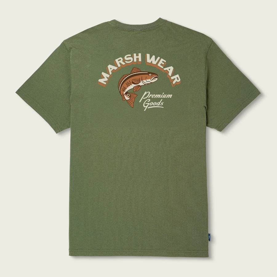 HIGH TIDE SS TEE - BRONZEGRN Photo