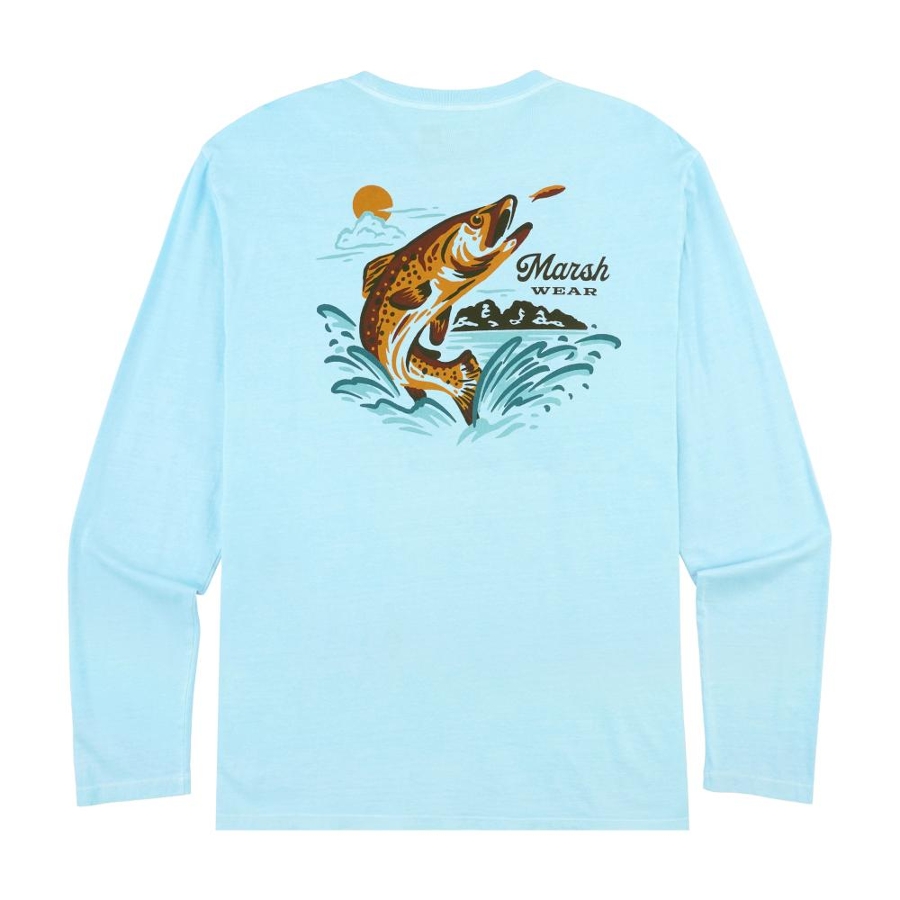 AFTER HOURS LS TEE - LT BLUE Photo