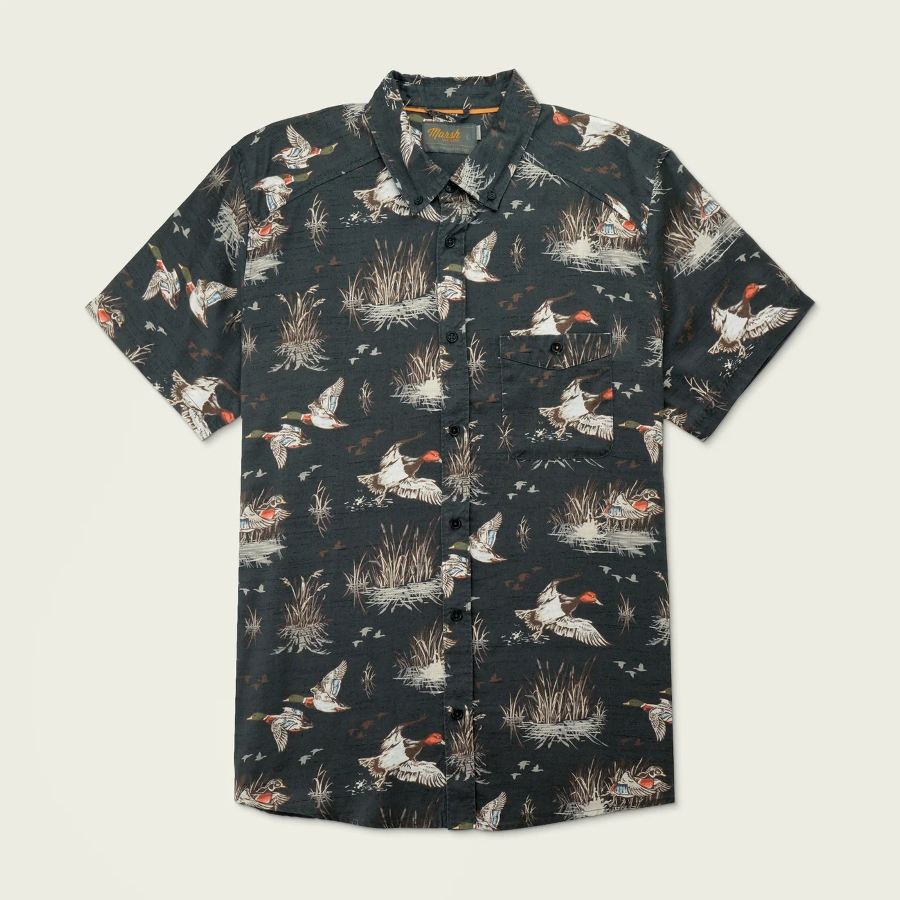 HAGOOD S/S WOVEN - VINTAGEBLK Photo