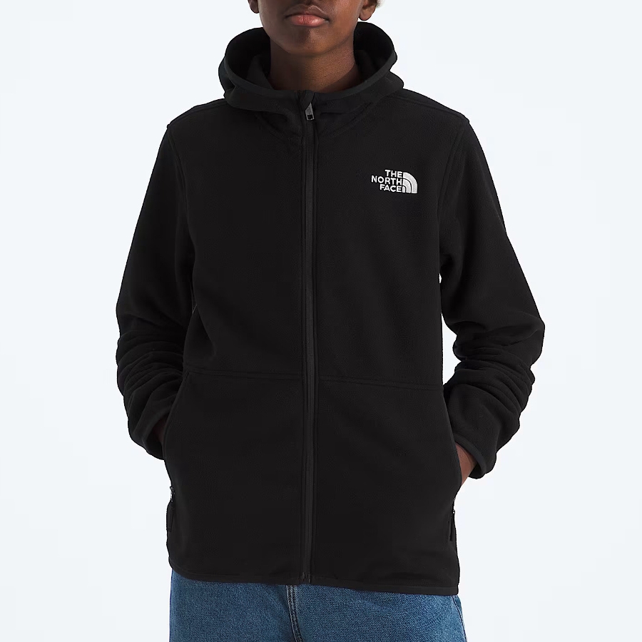 GLACIER FULL-ZIP HOODIE - TNF BLACK Photo