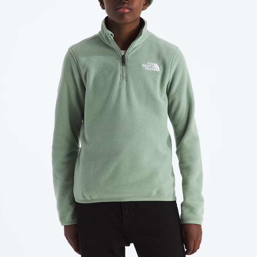 GLACIER 1/4-ZIP PULLOVER - Green Photo
