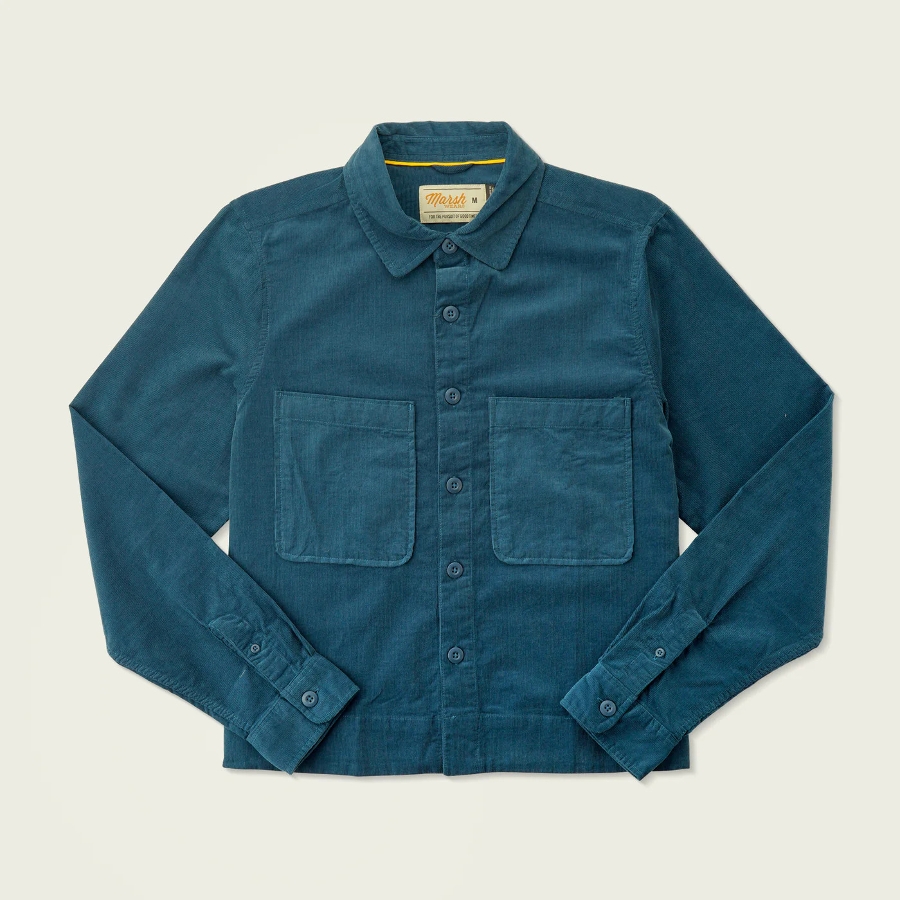 CODY CORD L/S SHIRT - TEAL Photo
