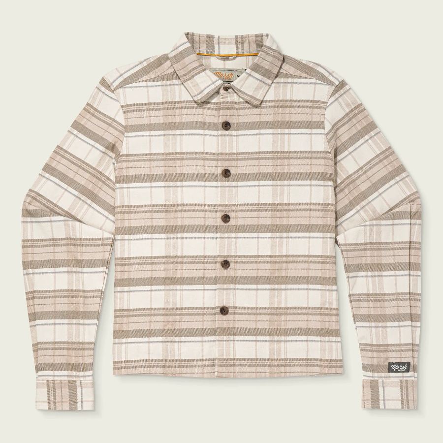 WESTERLY L/S FLANNEL - PELICAN Photo