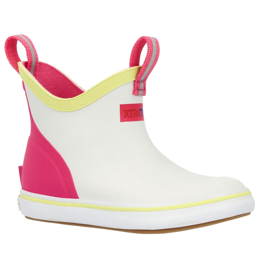 ANKLE DECK KIDS - WHITE/PK Photo