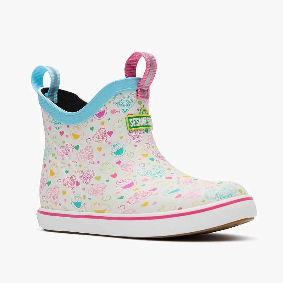 SESAME STREET ANKLE DECK BOOT - WHITE Photo