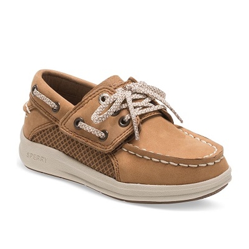 BIG KIDS GAMEFISH JR BOAT SHOE - TAN Photo