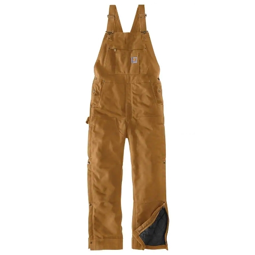 DUCK INSULATED BIB OVERALL - BROWN Photo