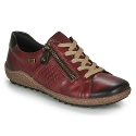 R4717-35 Wine Red Lace-Up Shoe