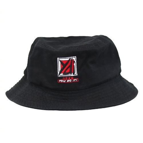 SKATE EMBROIDERED BUCKET CAP - BLACK Photo