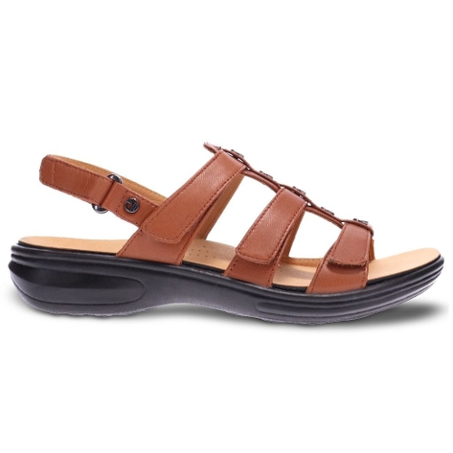 TOLEDO BACKSTRAP SANDAL - COGNAC Photo